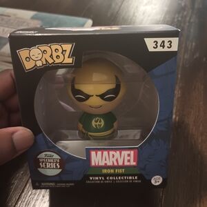 Marvel Dorbz Iron Fist Vinyl in Yellow and Green